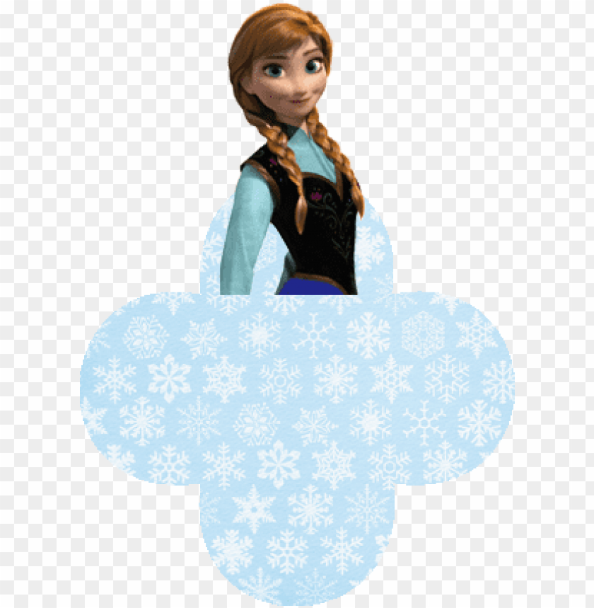 Anna Frozen Blue Dress PNG Image With Transparent Background