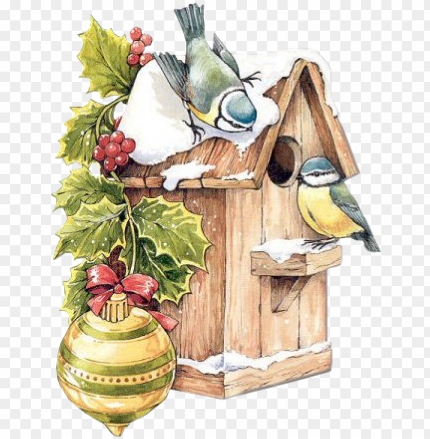 Bird House Free On Dumielauxepices Net Christmas Bird House Clipart PNG Image With Transparent Background