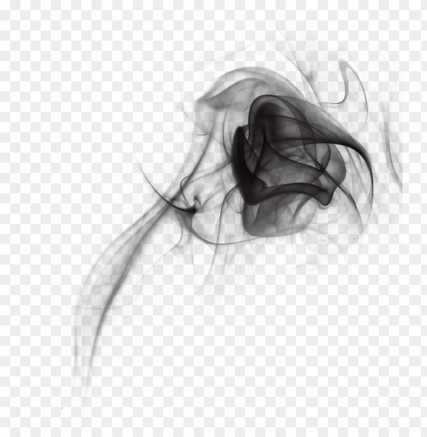 Black Smoke Effect PNG Image With Transparent Background