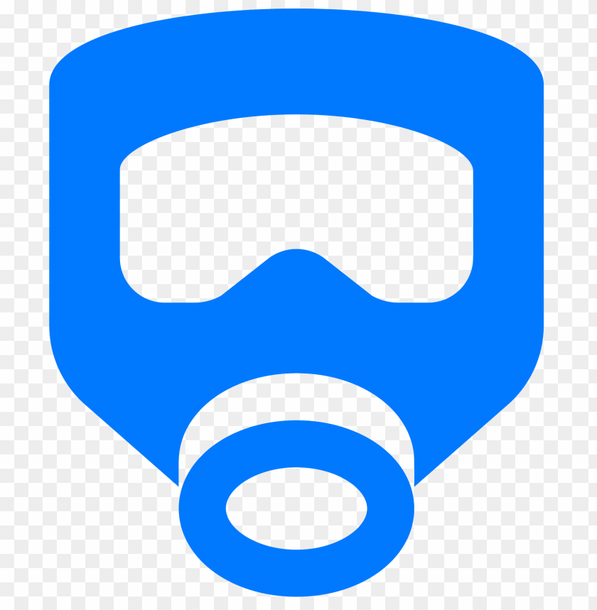 Blue Icon Air Filter Safety Mask Respirator Gas PNG Image With Transparent Background