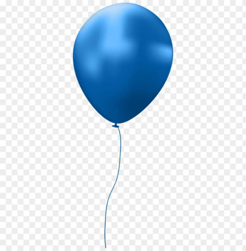 Download Blue Single Balloon Png Images Background