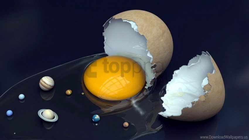Broken Egg Egg Yolk Shell Wallpaper Background Best Stock Photos