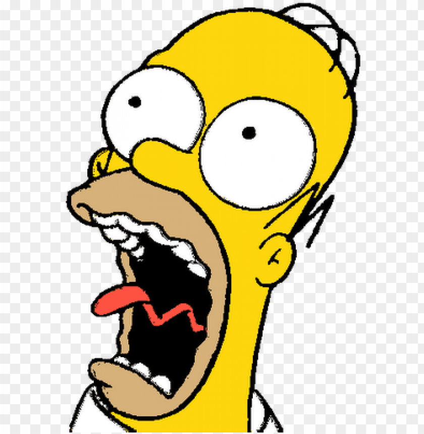 but she kept screaming homer screaming transparent PNG transparent with Clear Background ID 223488