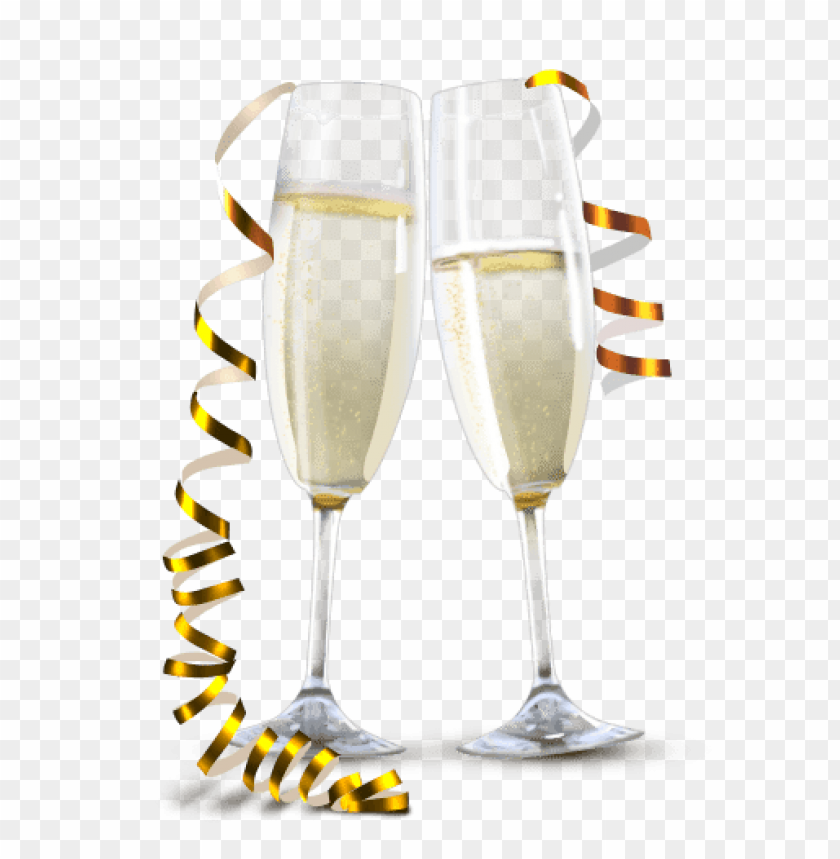 Champagne Glasses PNG Image With Transparent Background