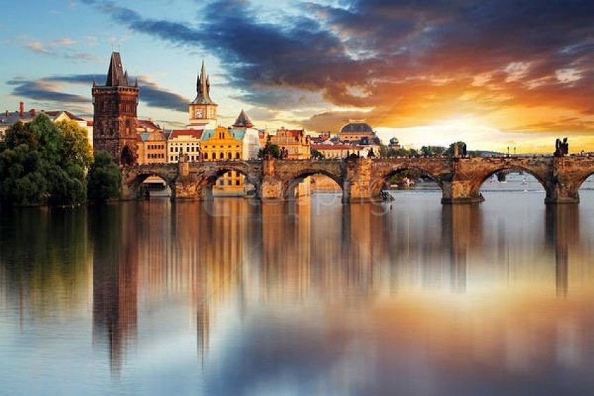 Charles Bridge Prague Wallpaper Background Best Stock Photos