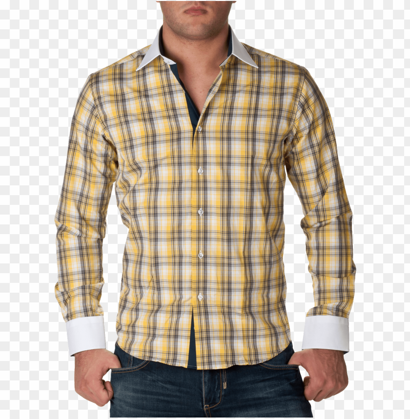 Check Full Dress Shirt Yellow Png - Free PNG Images
