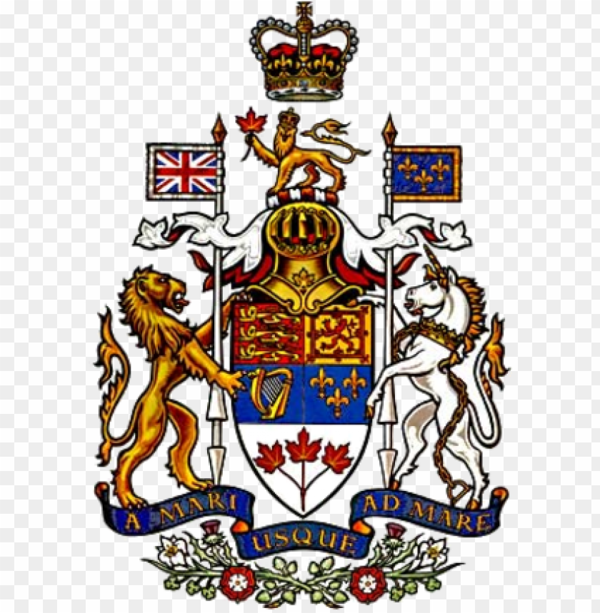 Coat Of Arms Of Canada Coat Of Arms Canada Symbols PNG Image With Transparent Background