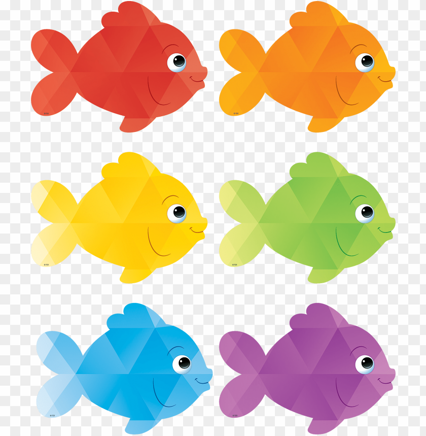 Colorful Fish Accents Colorful Fish Clipart PNG Image With Transparent Background