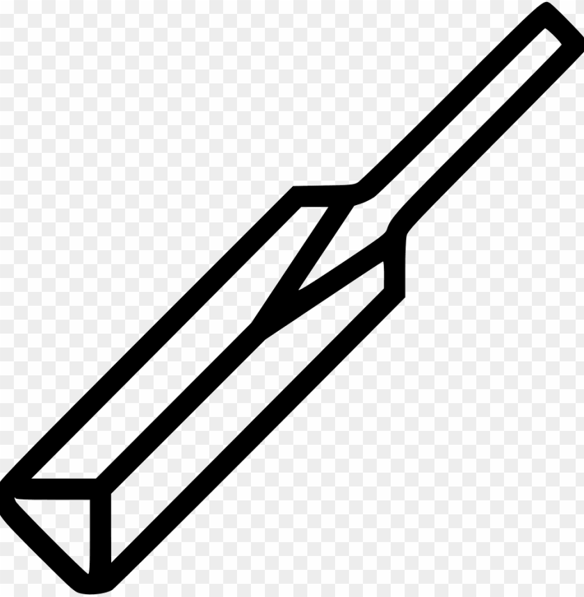 Cricket Bat Sports Black And White Cricket Bat Clipart PNG Image With Transparent Background