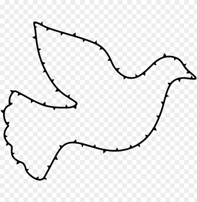  Drawing Of Dove For Peace PNG Image With Transparent Background