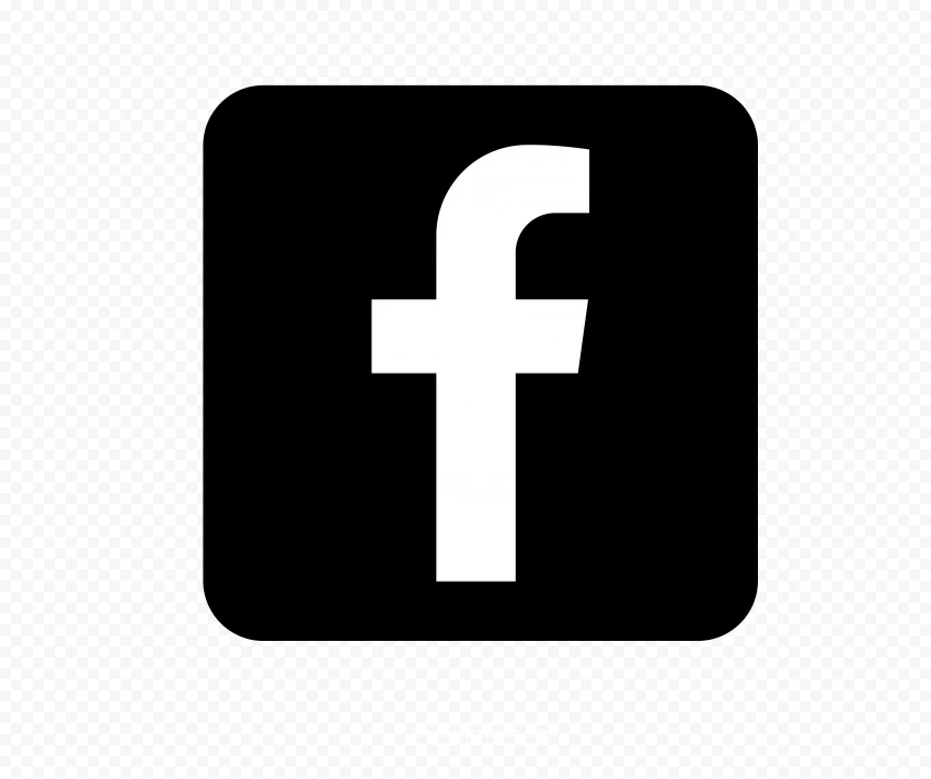 Facebook Black Logo Icon For Business Cards