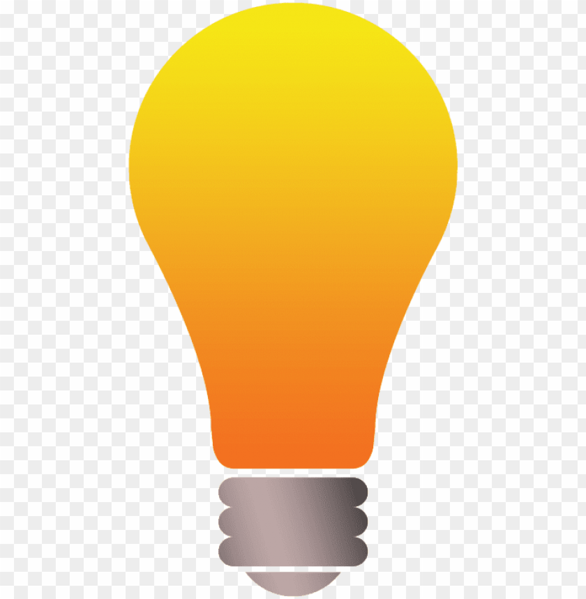 Free Download Bulb Vector Png Icon Transparent Background Light Bulb Png Flat PNG Image With Transparent Background
