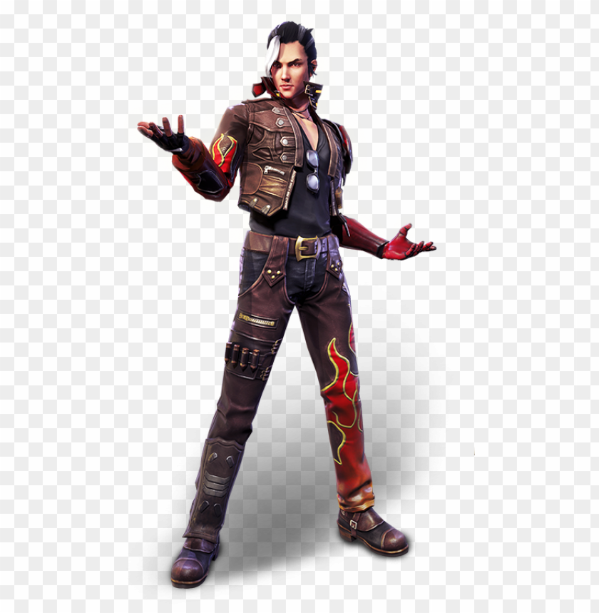 Free Fire Shimada Hayato Man Character PNG Image With Transparent Background