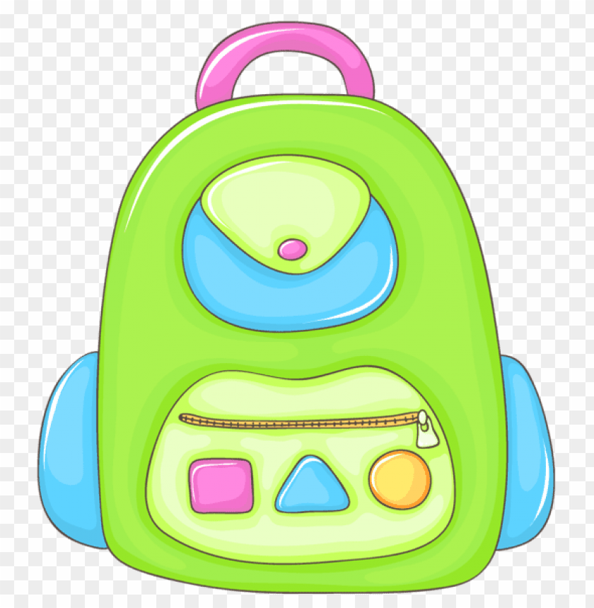 Download Green School Backpack Clipart Png Photo  