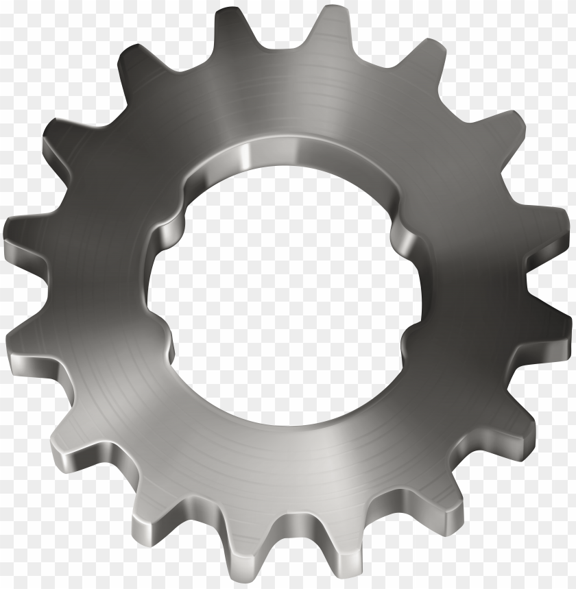 Hd Metal Silver Gear Cogwheel PNG Image With Transparent Background