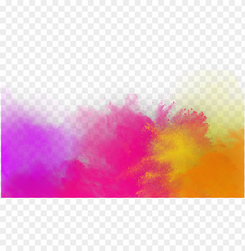 Holi All Color PNG Image With Transparent Background