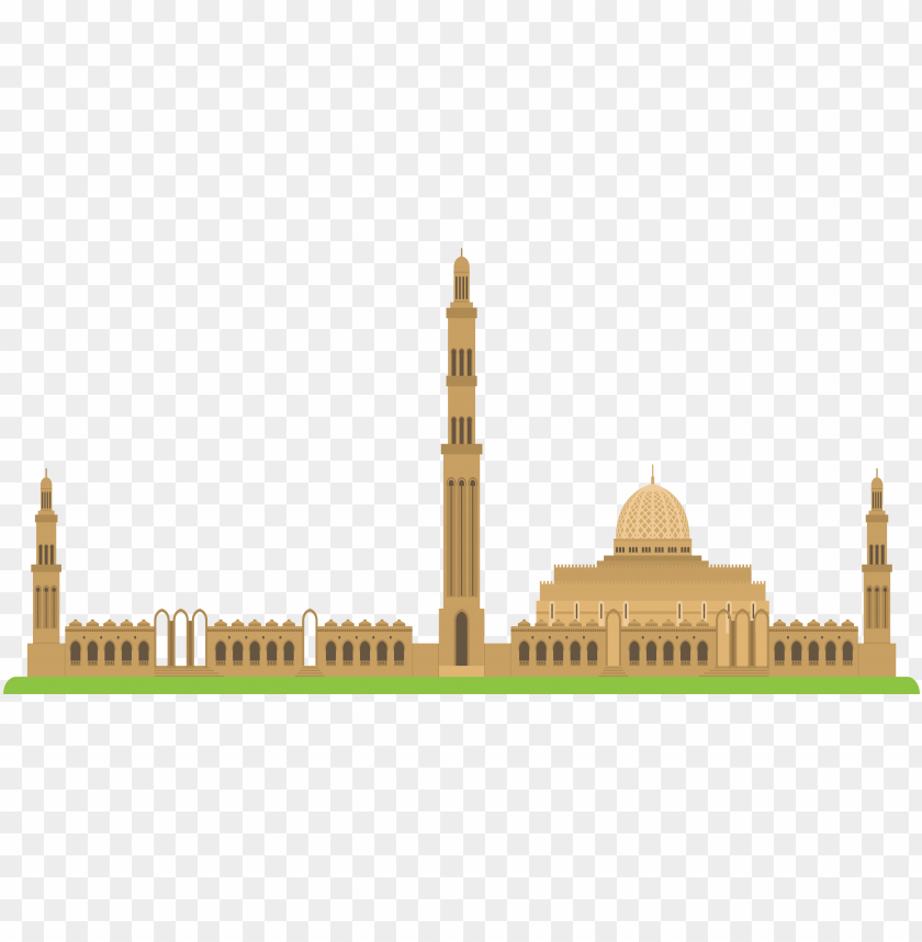 Islamic Mosque Islam Masjid Vector Illustration PNG Image With Transparent Background