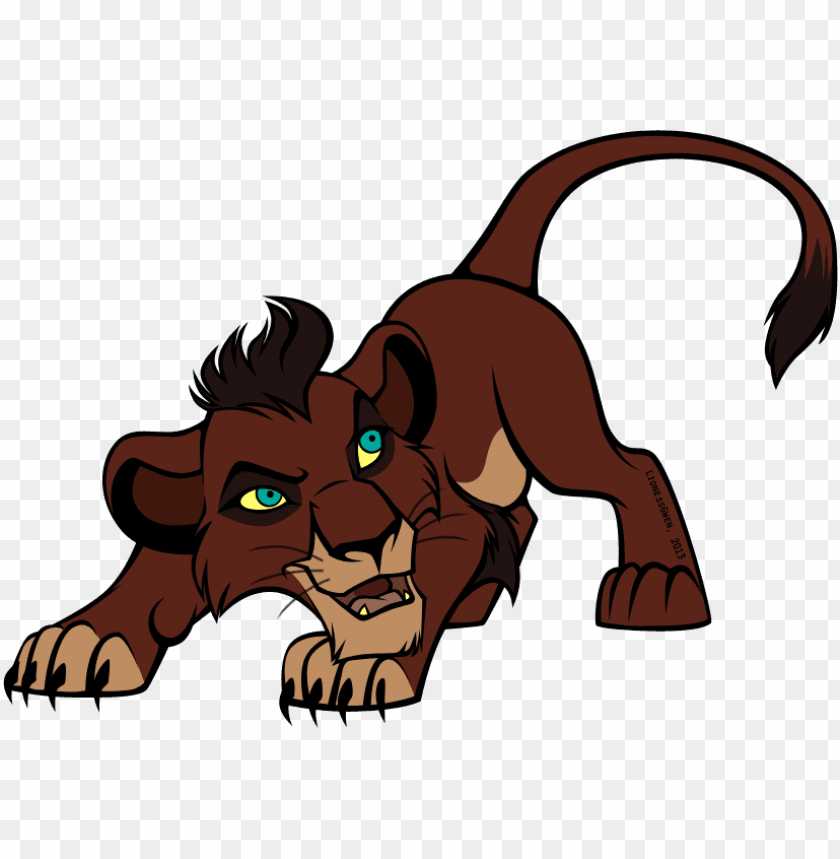 Lion Cartoo PNG Image With Transparent Background