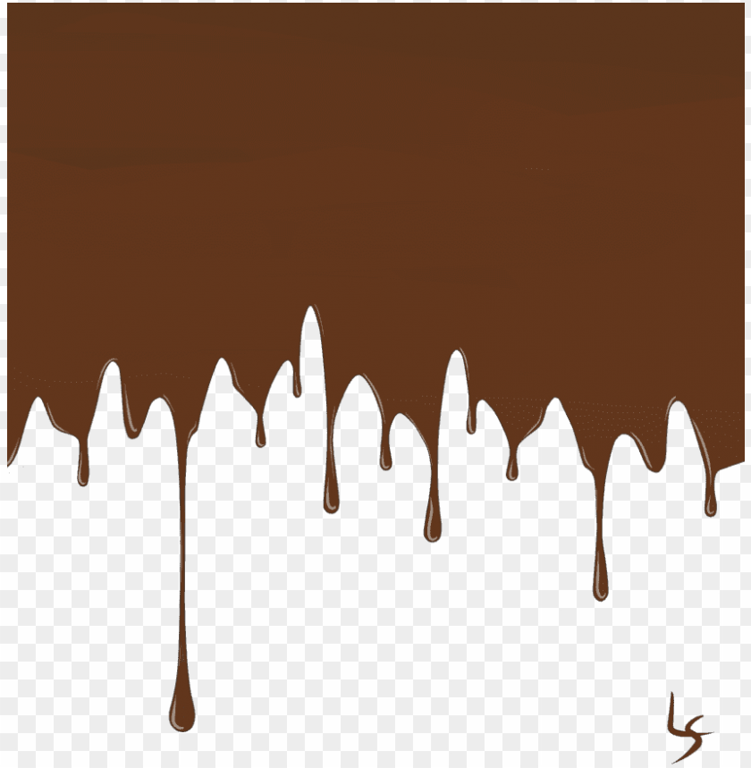 Melted Chocolate By Lis Banner Black And White Library Melted Chocolate Vector PNG Image With Transparent Background