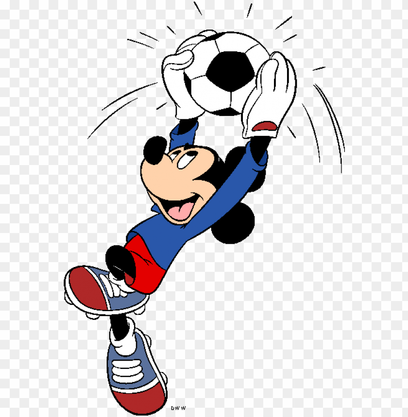 Mickey Mouse Football Png Mickey Mouse Futbol PNG Image With Transparent Background