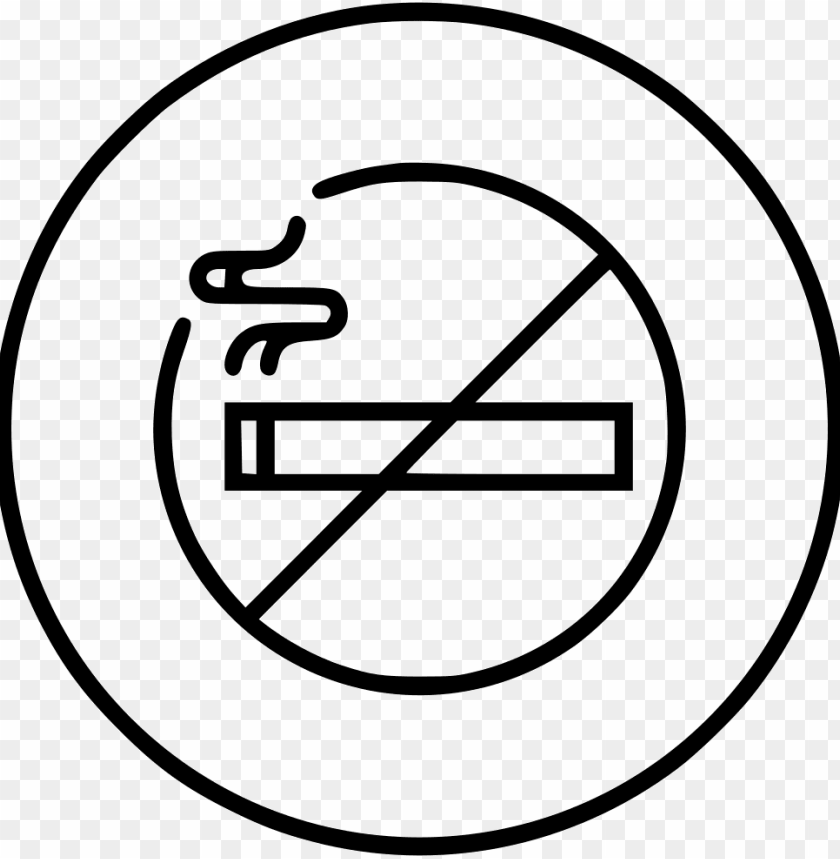 No Smoking Tobacco Forbidden Ban Cigarette Sign Comments Tobacco Icon Png - Free PNG Images