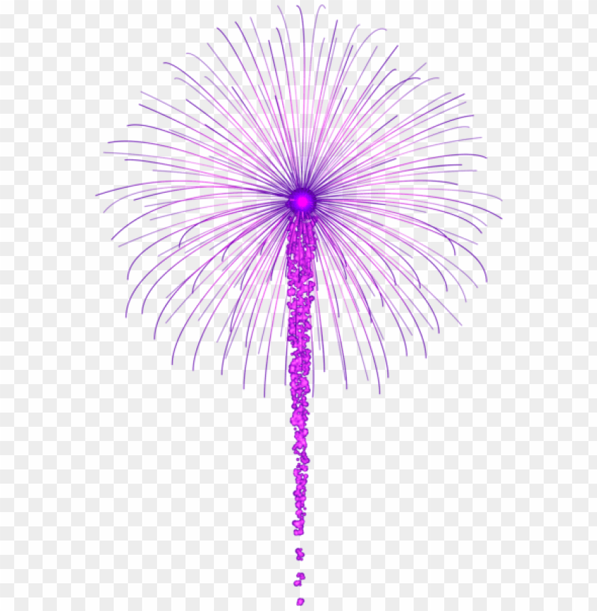 Purple Fireworks For Dark S Png Png - Free PNG Images