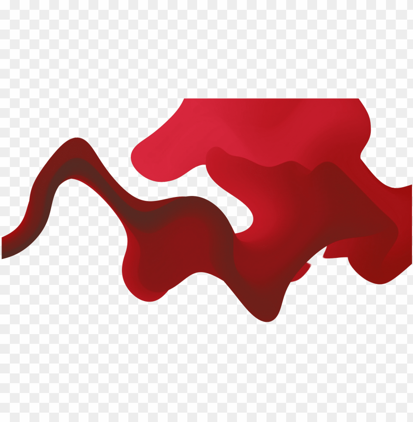 Red Abstract Shape PNG Image With Transparent Background
