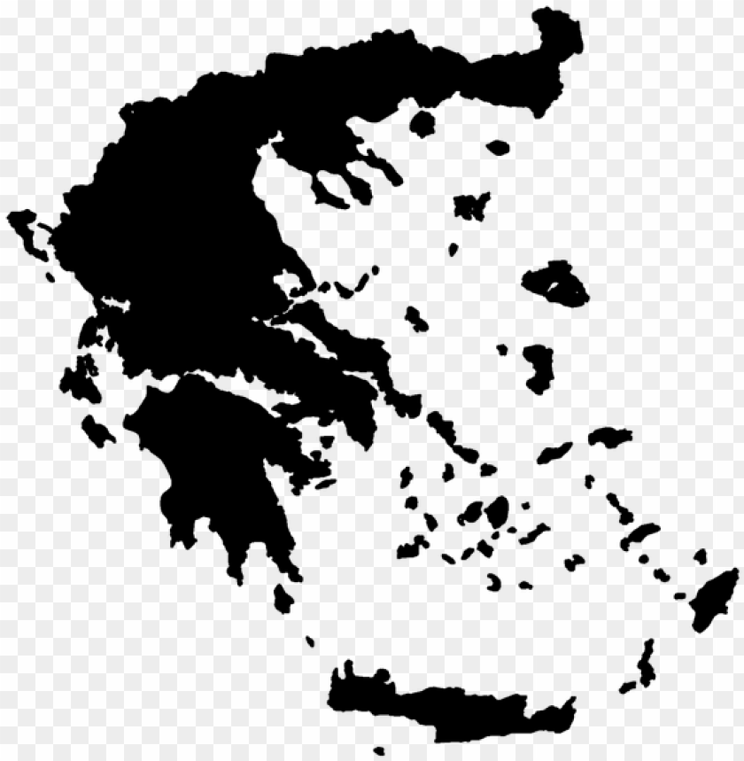 Reece Offers The Ideal Conditions For Golf Holidays Greece Map Vector PNG Image With Transparent Background