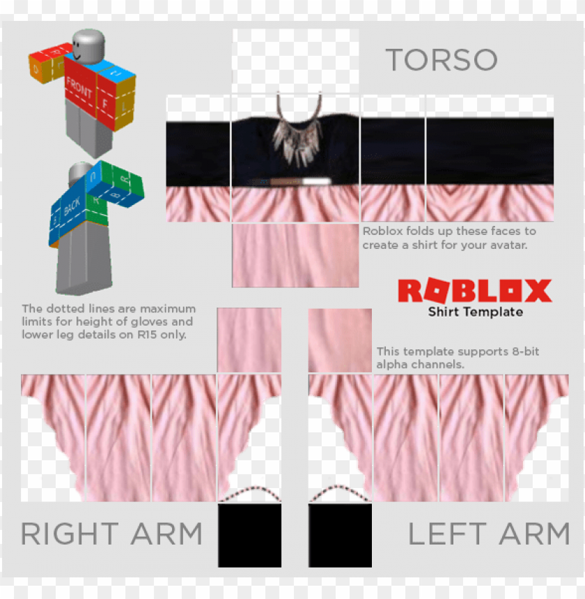 Roblox Templates For Clothes Roblox Shirt Template 2018 PNG Image With Transparent Background