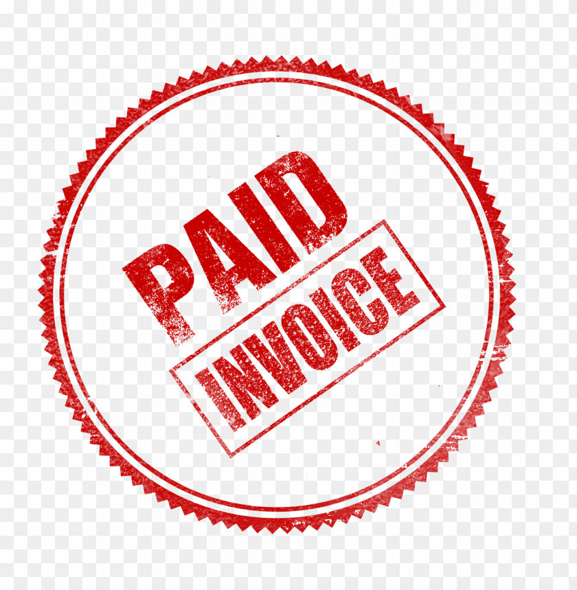 Round Paid Invoice Business Icon Stamp PNG Image With Transparent Background