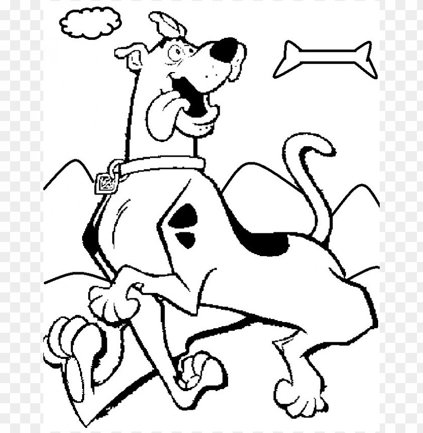 Scooby Doo Coloring Pages Color PNG Image With Transparent Background