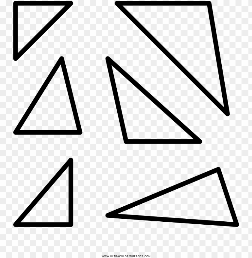 Shards Coloring Page Triangle PNG Image With Transparent Background