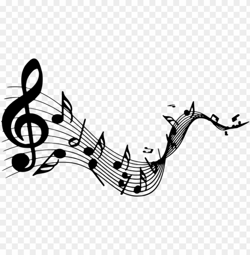 Silhouette Musical Note Clef Bass Musical Notes Silhouette PNG Image With Transparent Background