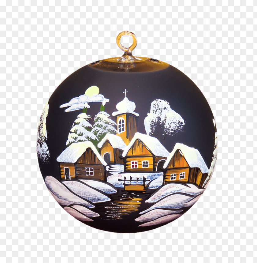 Xmas Ball Blue PNG Image With Transparent Background